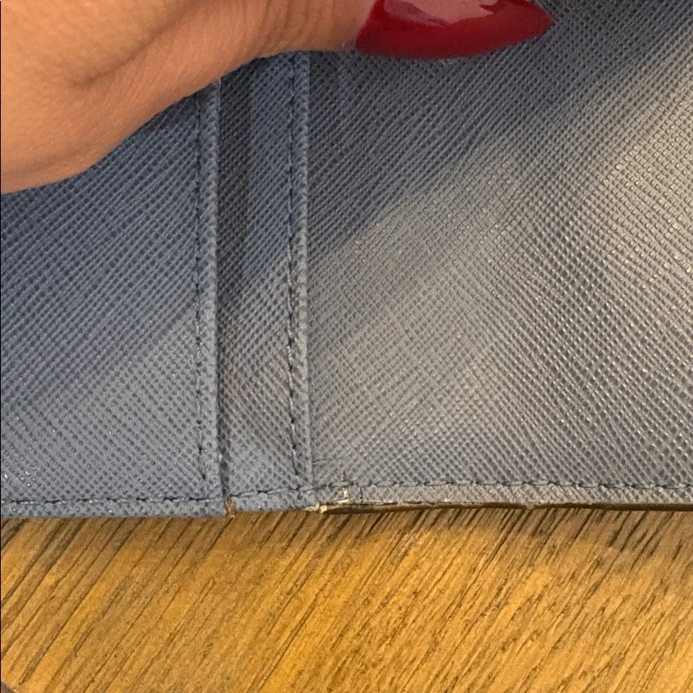 Michael Kors Navy Monogram Wallet - Picture 5 of 5